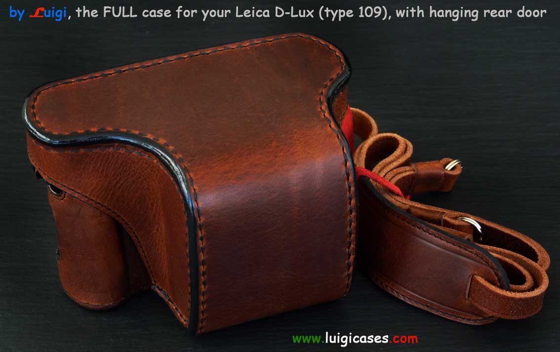 Leica Leather Case (Brown) D-LUX 4/5 NEW 18689 SALE shoulder strap