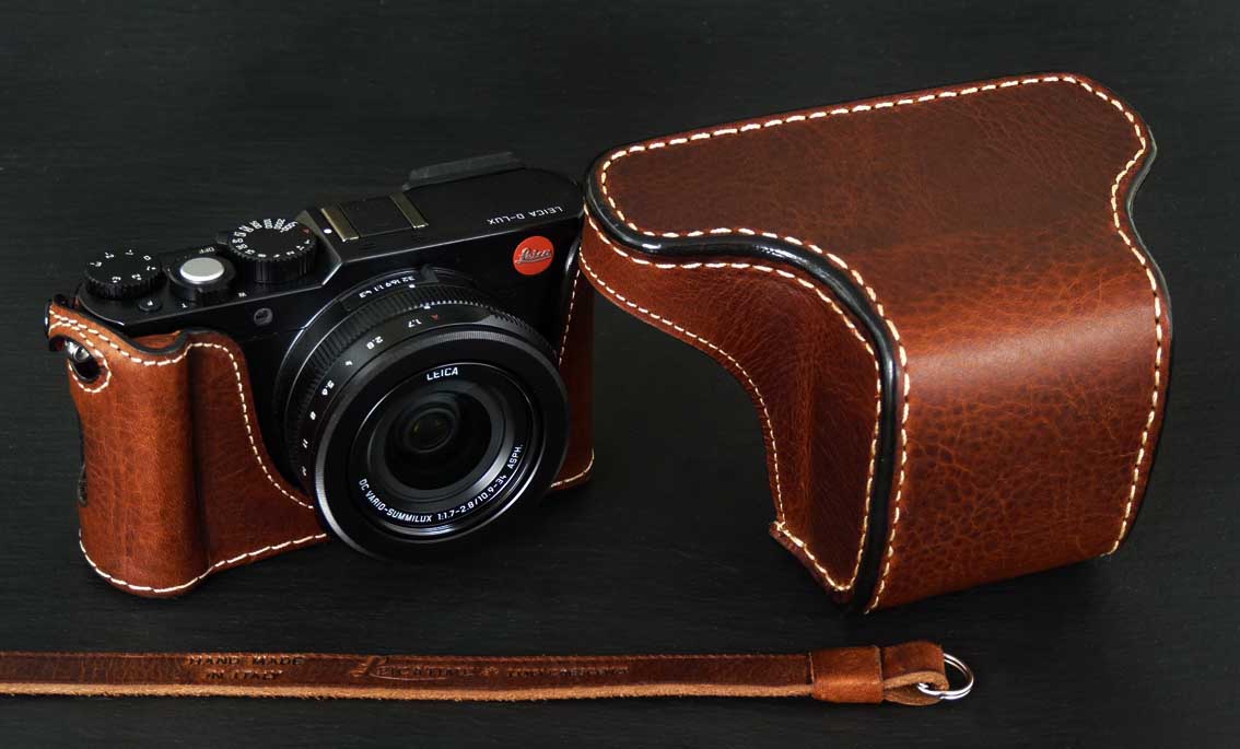 Leica Leather Camera Jacket Case for D-Lux Typ 109 (Cognac) at